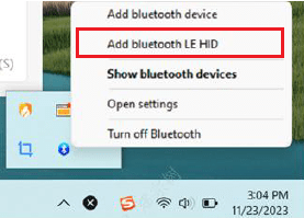 Pairing Bluetooth Device