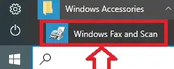 Windows Fax and Scan