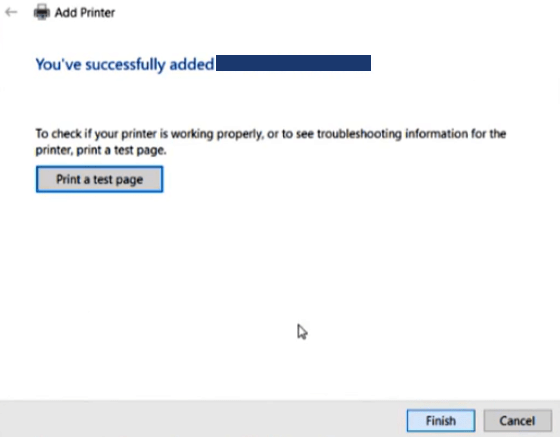 Name → Next → Finish