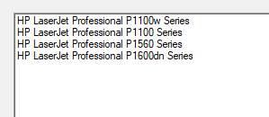 HP LaserJet Professional Series