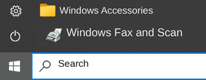 Windows Fax and Scan